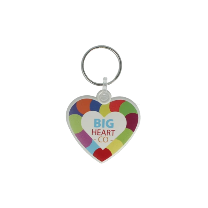 Heart Shaped FunKeys Keyring