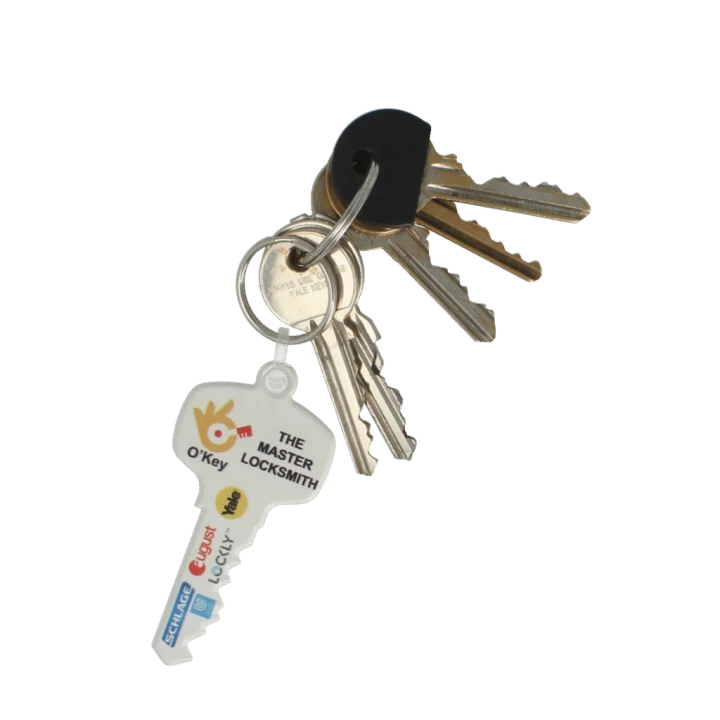 Key Shaped FunKeys Keyring