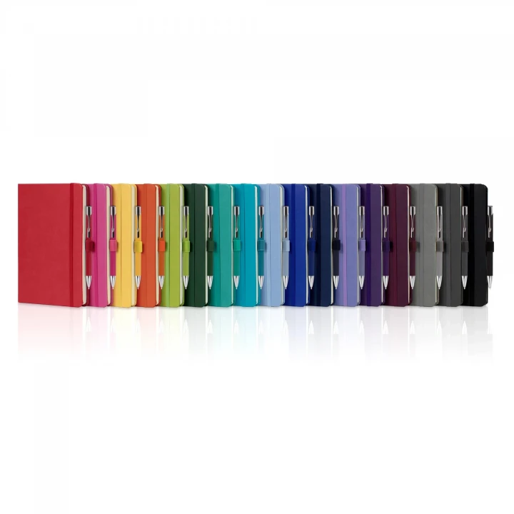 Holms Soft Grain A5 Notebook & Lago Pen Set