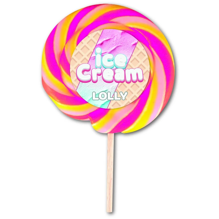 Personalised Swirl Rock Lollies