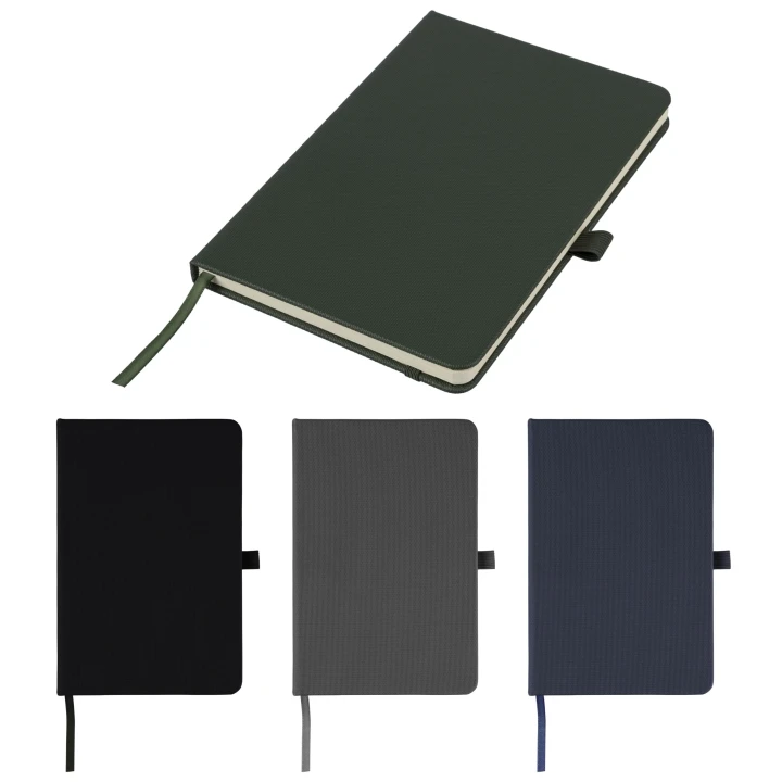 Elena RPET Polyester Notebook (approx. A5)