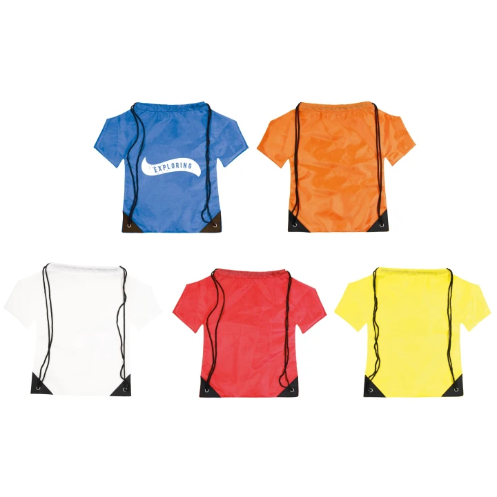 Zone Nylon T-Shirt Drawstring Bag