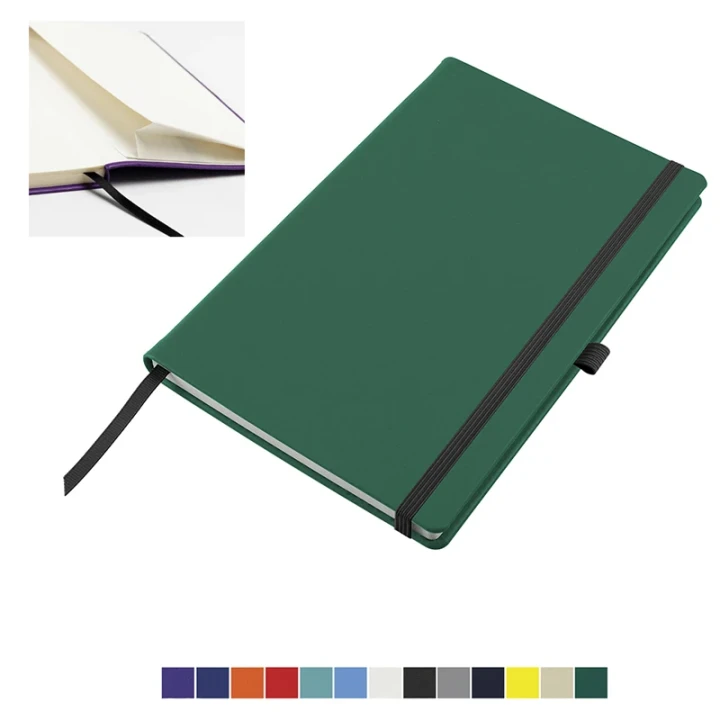 Deluxe Eco Mix & Match A5 Casebound Notebook, in recycled PORTO