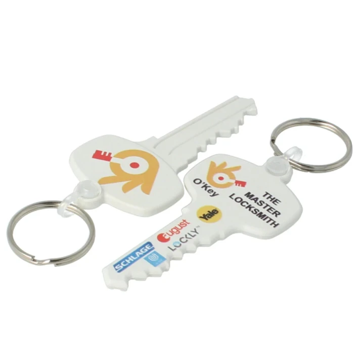 Key Shaped FunKeys Keyring