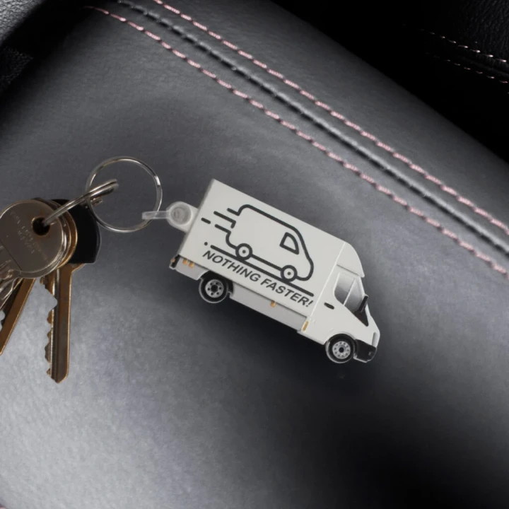 Small Luton Van FunKeys Keyring