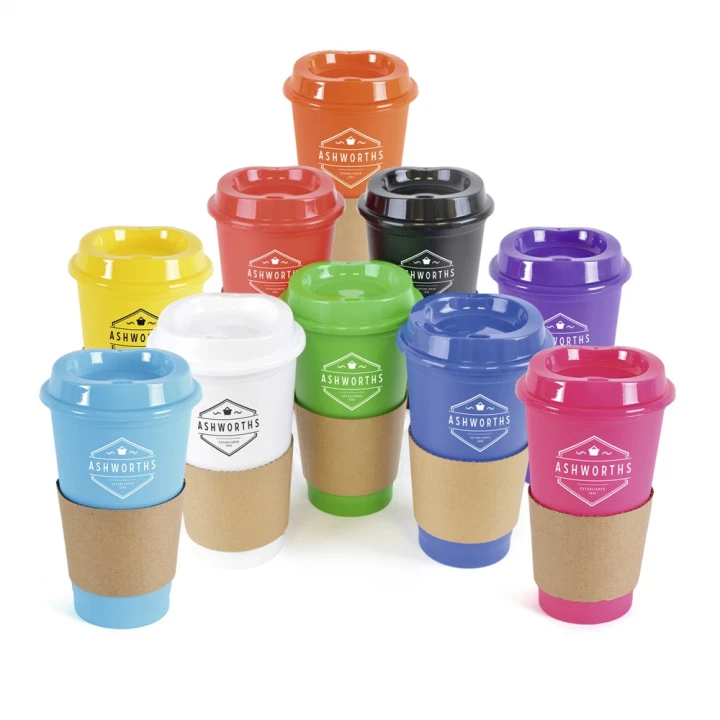 Café Plastic Travel Mug 500ml
