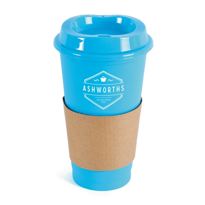 Café Plastic Travel Mug 500ml