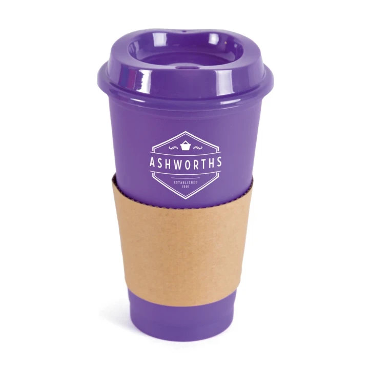 Café Plastic Travel Mug 500ml
