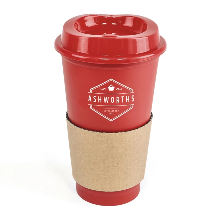 Café Plastic Travel Mug 500ml