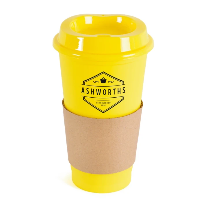 Café Plastic Travel Mug 500ml