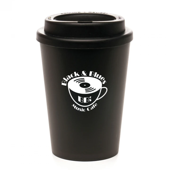 Haddon Black 350ml Take Out Mug