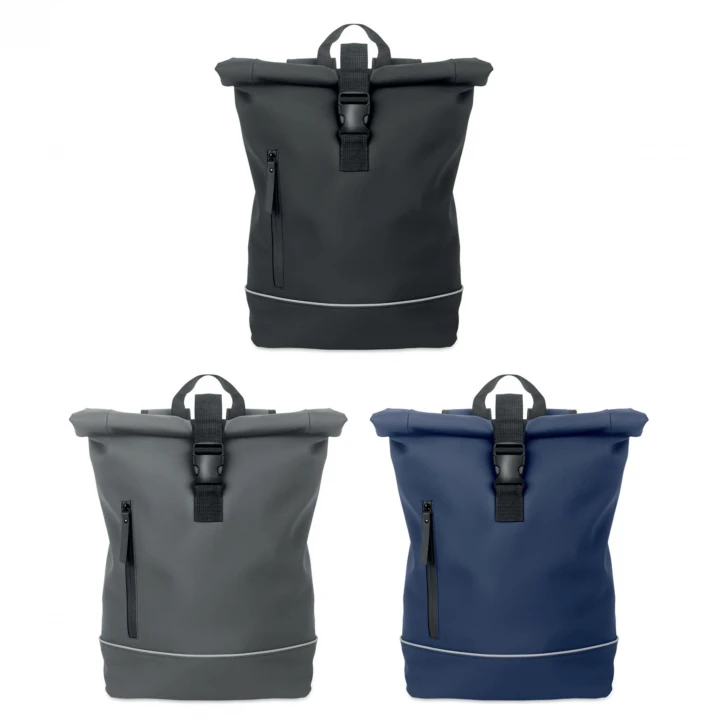 Laptop 15" Roll Top PU Backpack