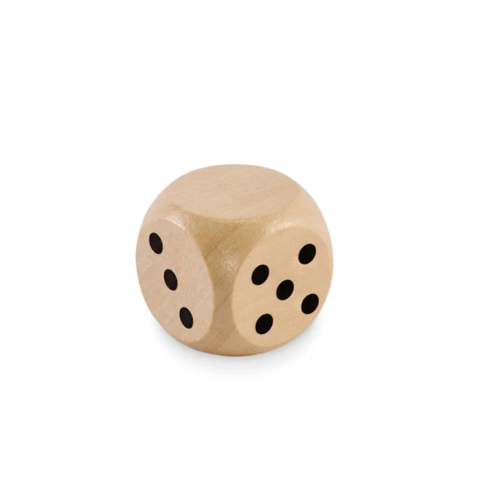 Schima Wooden Dice 3cm dia  