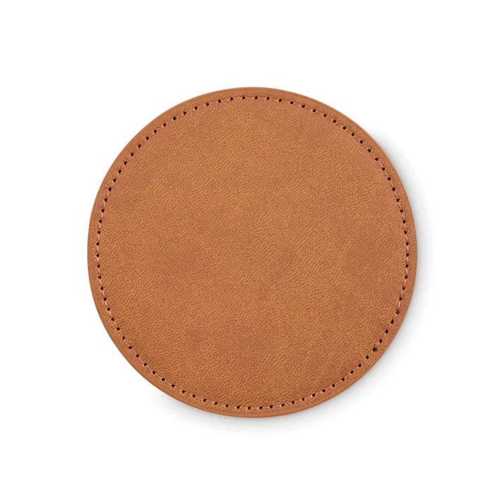 Round Coaster In PU 