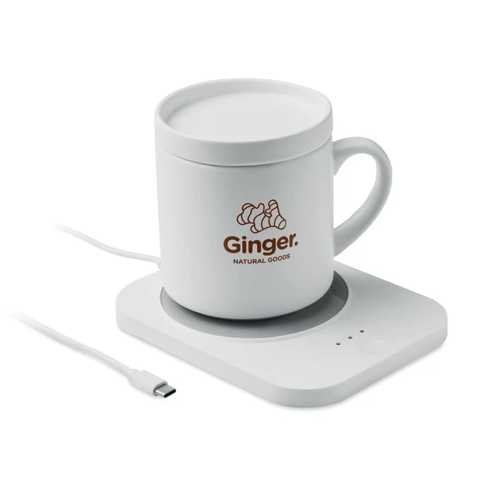 Wireless Charger Mug Warmer Set