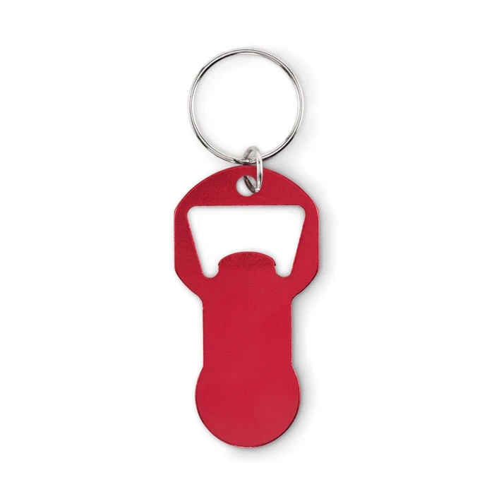 Recycled Aluminium Bottle Opener Keyring