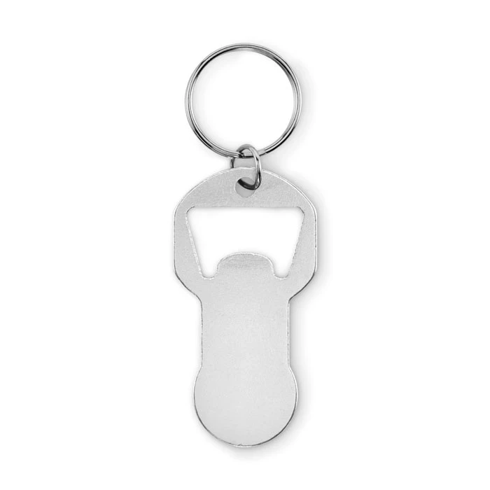Recycled Aluminium Bottle Opener Keyring