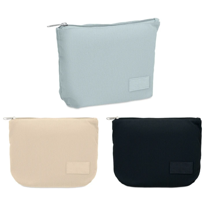 Corduroy Cosmetic Bag
