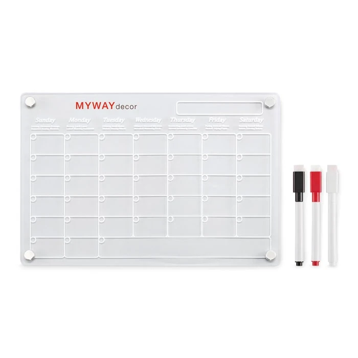 Magnetic Acrylic Monthly Planner