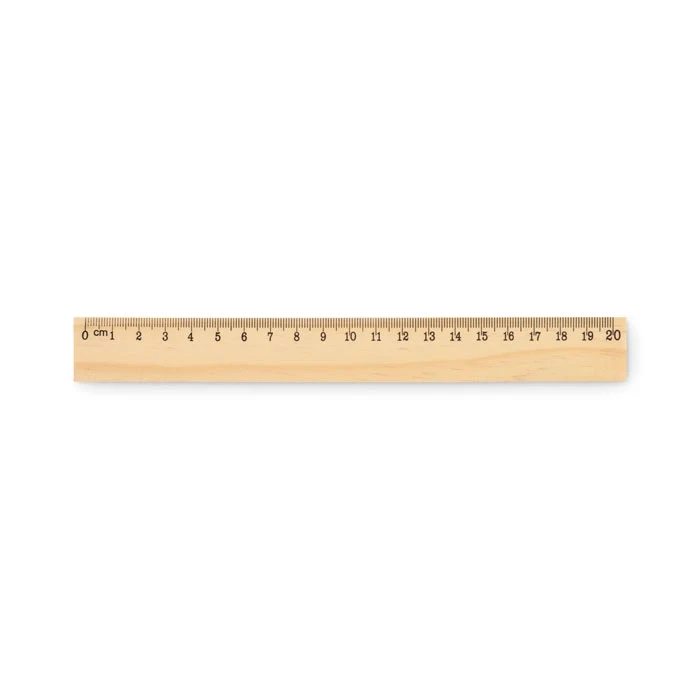 Wooden Ruler 20cm