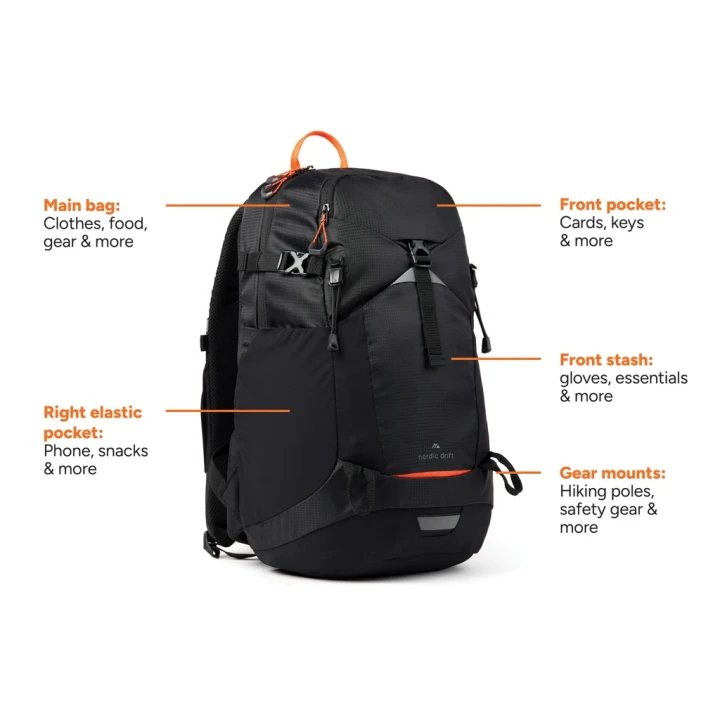 Nordic Drift Trail RCS backpack 24L