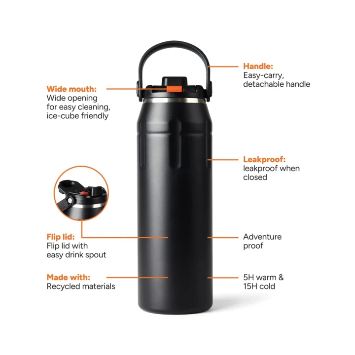 Nordic Drift Trail RCS Insulated sports bottle 940ml