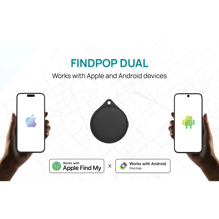 Findpop Dual RCS recycled plastic item finder IPX5