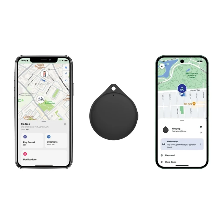 Findpop Dual RCS recycled plastic item finder IPX5