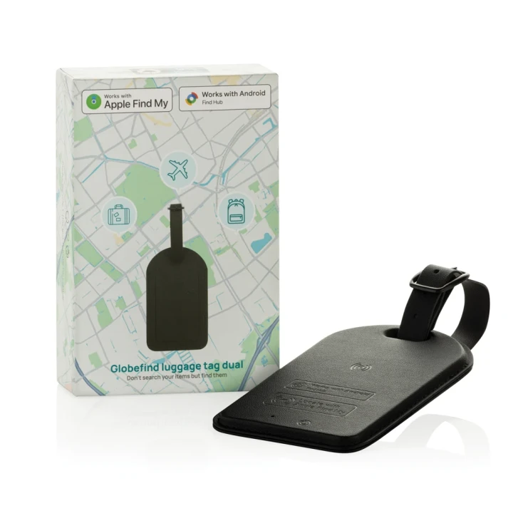 Globefind Dual RCS luggage tag with worldwide locating