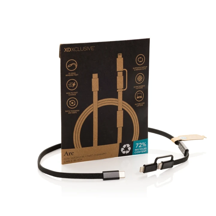 Arc RCS 60W 120 cm 2-in-1 fast charging cable