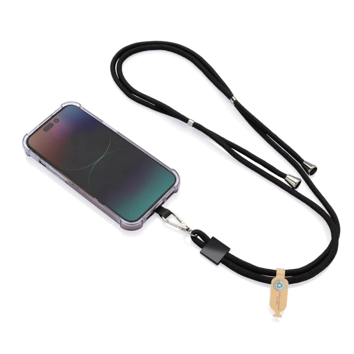 CarryLoop RCS recycled PET adjustable phone holder lanyard