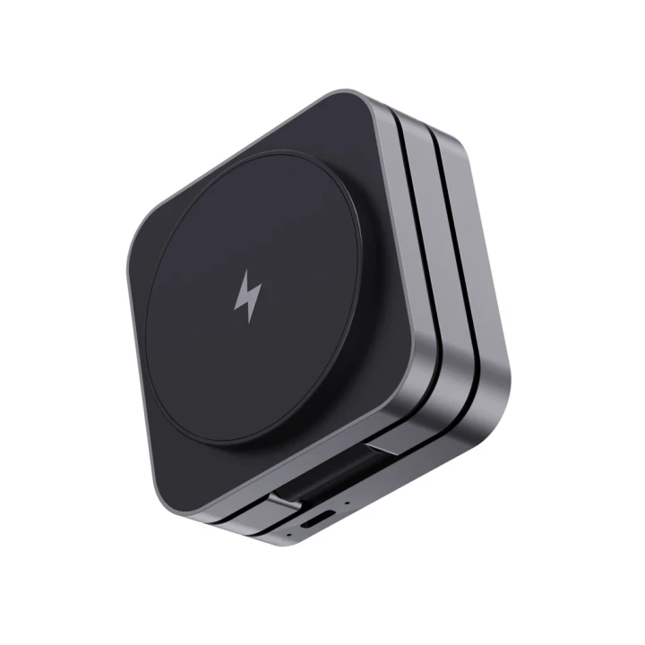 Terra RCS recycled aluminium foldable 3 in 1 15W charger