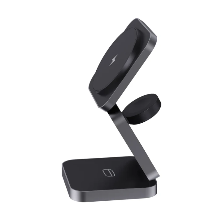 Terra RCS recycled aluminium foldable 3 in 1 15W charger