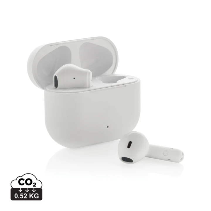 Tunevo RCS recycled plastic wireless earbuds