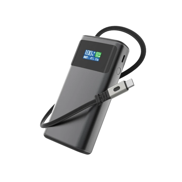 Quantum RCS ultra-fast PD45W 10.000mAh powerbank with screen