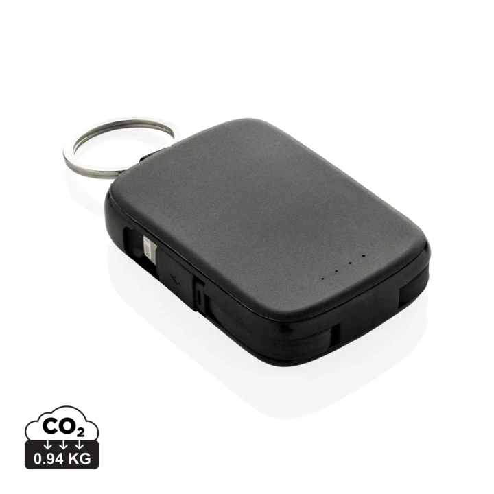 Nexo RCS keychain 2000 mah powerbank with integrated cables