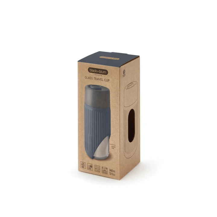 Black+Blum Glass Travel Cup 340ml
