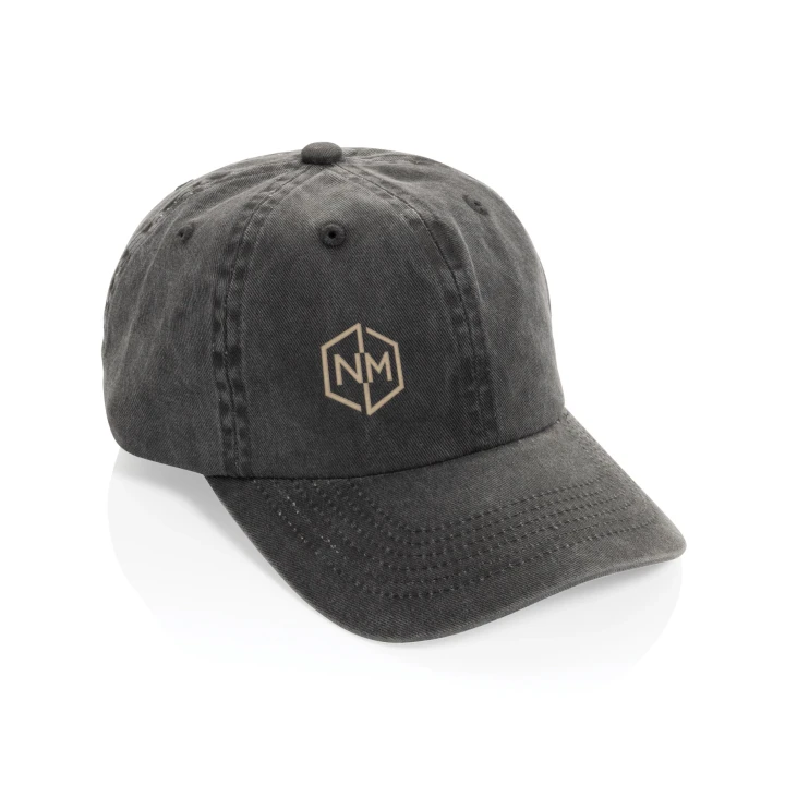 BEAU AWARE™ Washed 6 panel 270gsm cotton twill cap