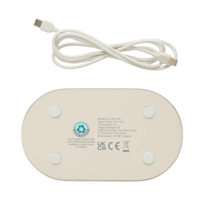 LumaRise RCS recycled plastic white noise alarm clock
