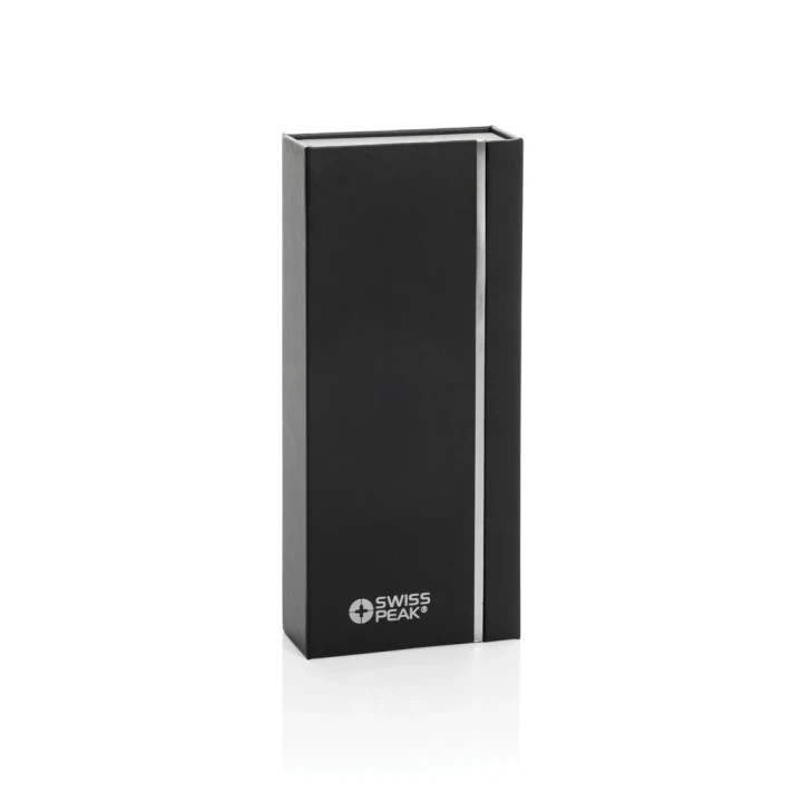 Swiss peak OSLO recycled stainless steel deluxe pen set