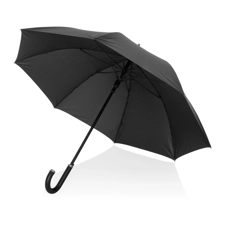 Swiss Peak Vero Aware™ RPET 25” umbrella w luxe handle