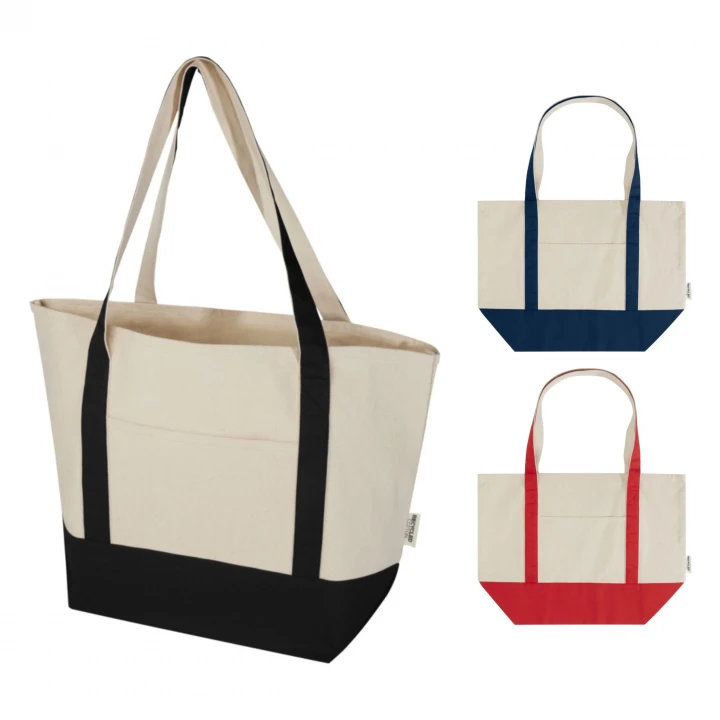 Sam 320 g/m² GRS Recycled Cotton Tote Bag