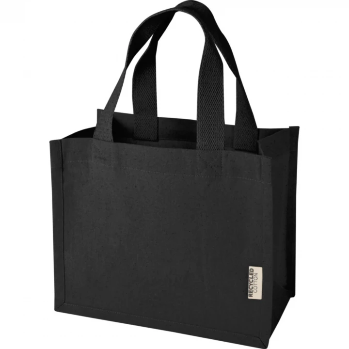 Odessa 220 g/m² GRS Recycled Cotton Mini Gusset Tote Bag 9L