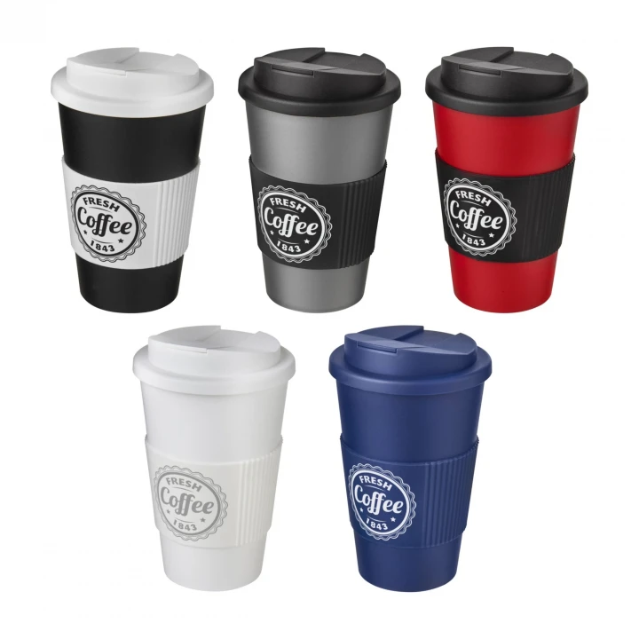 Americano Tumbler With Grip & Spill-Proof Lid 350ml