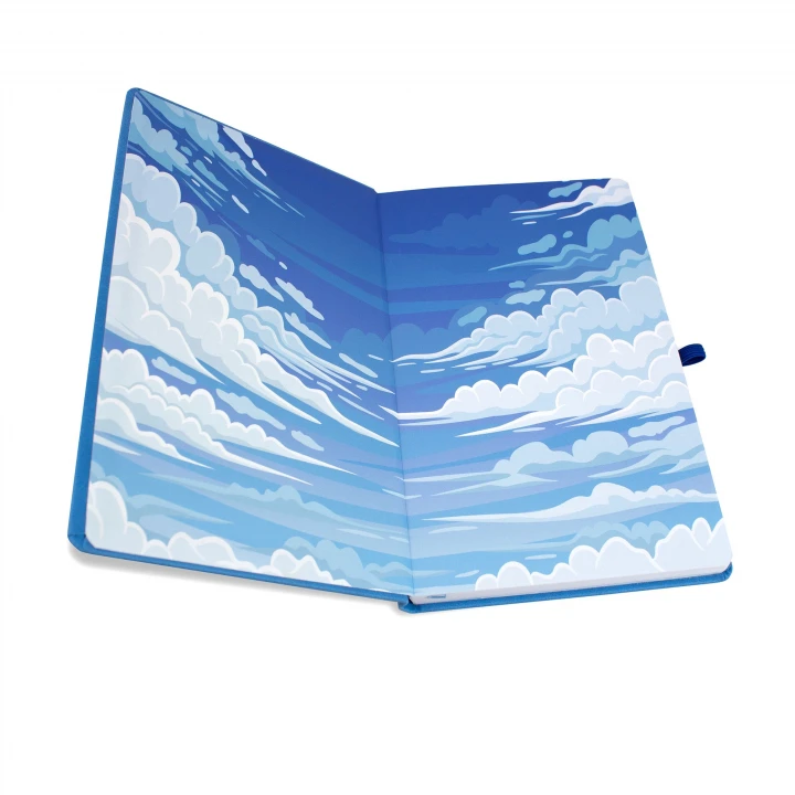 Custom PU A5 Notebook with Branded End Papers