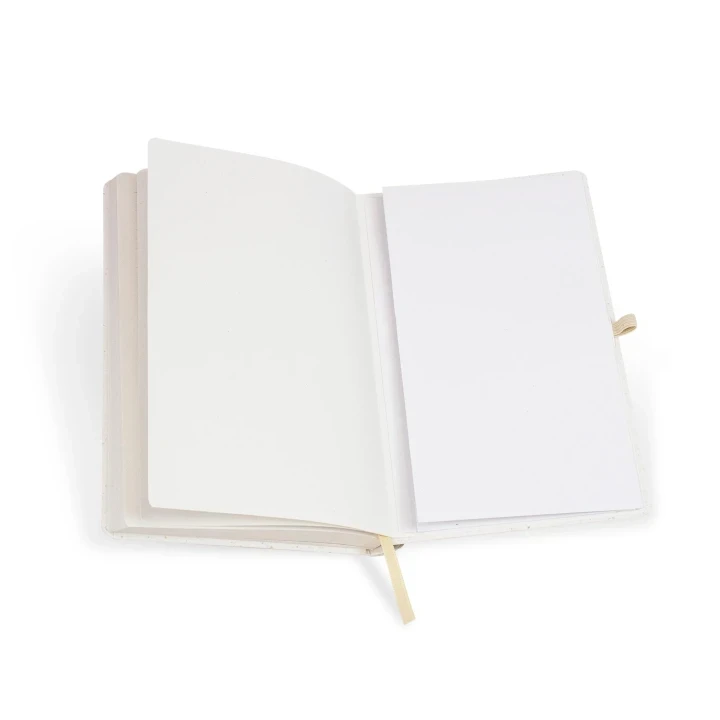 Customisable Eco Custom A5 notebook - Coffee, Cotton