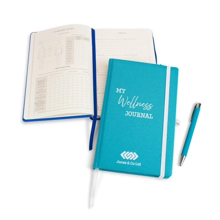 Customisable  12 Week Wellness Journal PU A5 Notebook
