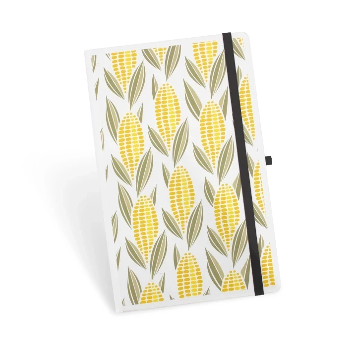 Customisable Eco Custom A5 Notebook - Corn, Grass, Kraft, Citrus
