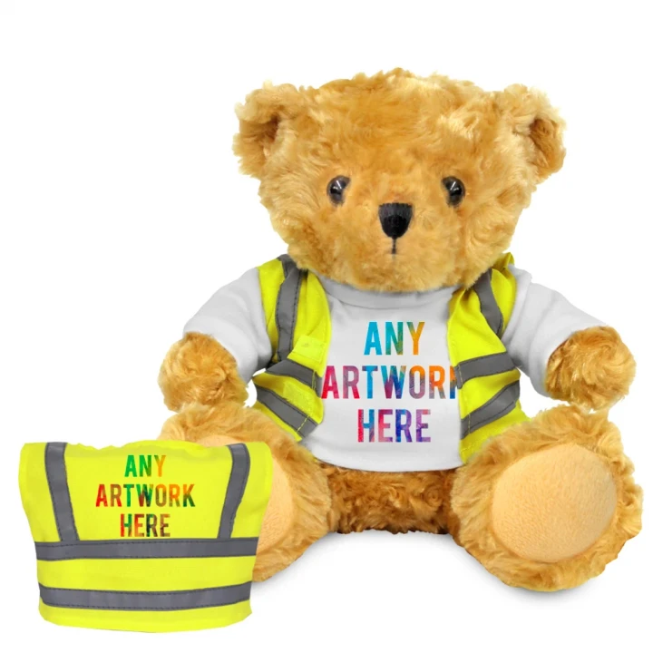 Victoria Bear In Hi-Vis 16cm