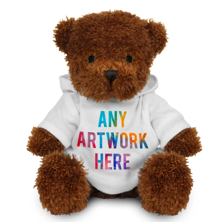 James I Bear In White Hoodie 18cm